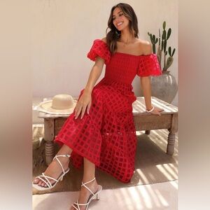 PRETTYGARDEN Red Dress